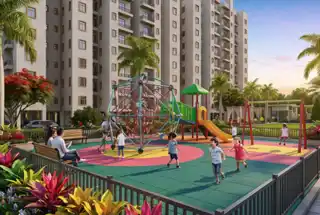 Kids’ Play Area at Viraj BBD Green City Lotus Court