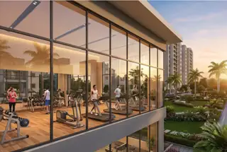 Gymnasium at Viraj BBD Green City Lotus Court