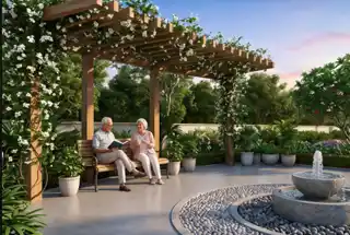 Senior Citizens’ Area at Viraj BBD Green City Lotus Court