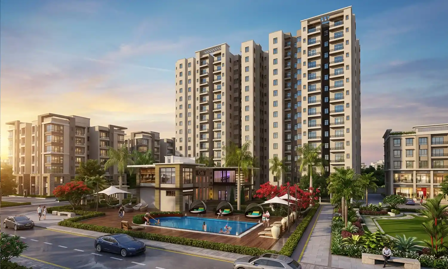 Viraj BBD Green City Lotus Court gallery 2